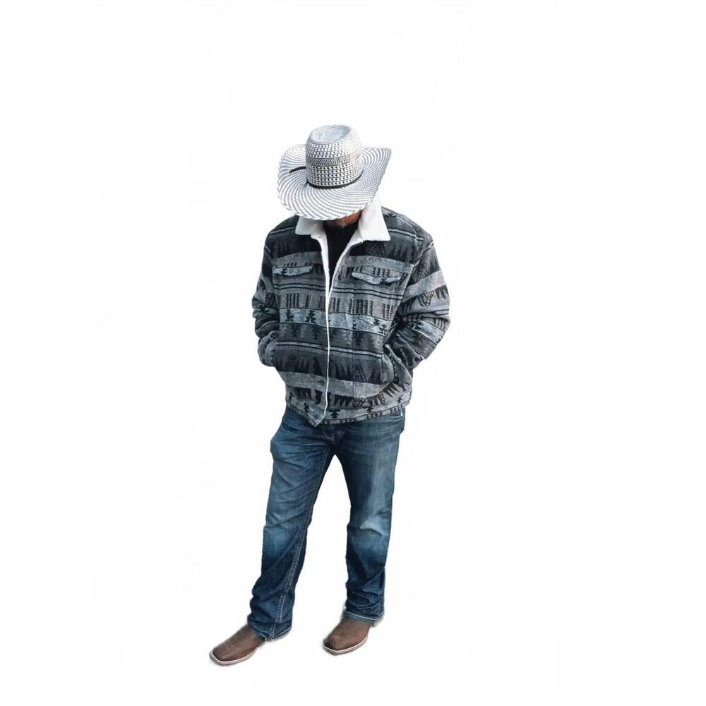 NEW MONTANACO men’s sherpa jacket in blue